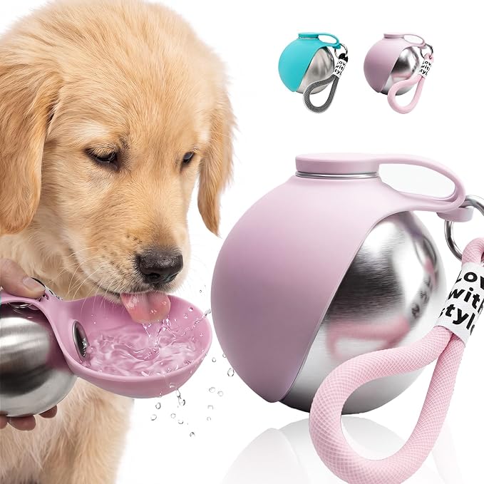 Bebedero Portatil Anti-Derrames Para Mascotas
